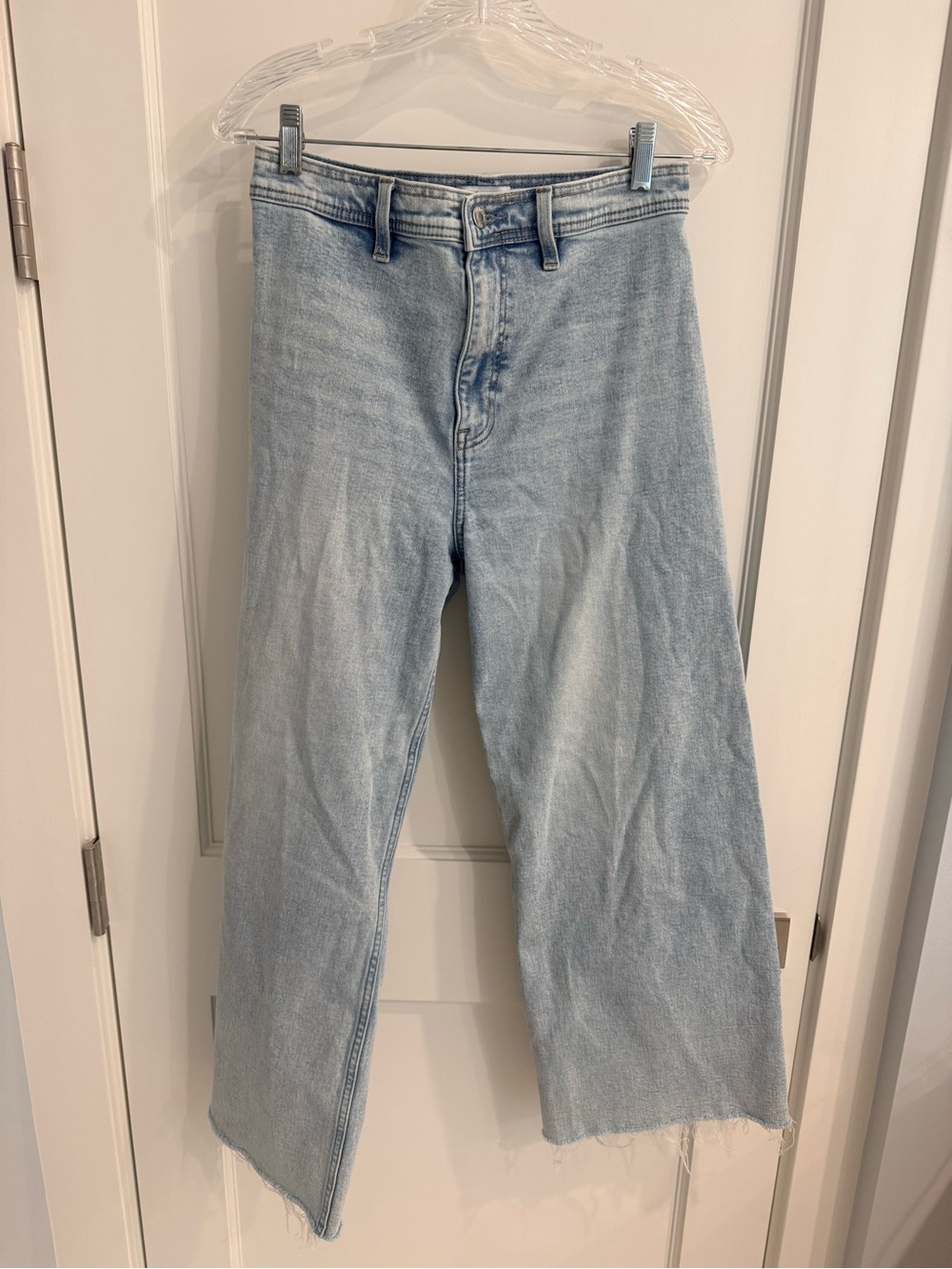 pistola Light Blue High-Rise Wide-Leg Jeans. Inseam is 25” - Picture 5 of 6